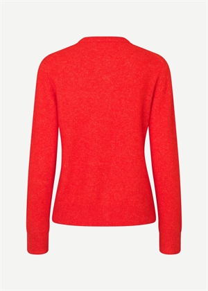 Nor short cardigan 7355 Flame Scarlet Samsøe 
